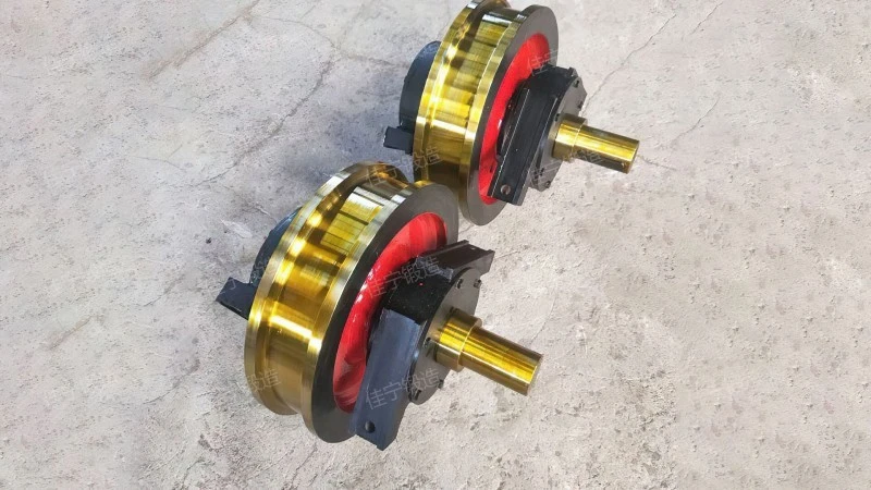 Travelling wheel set