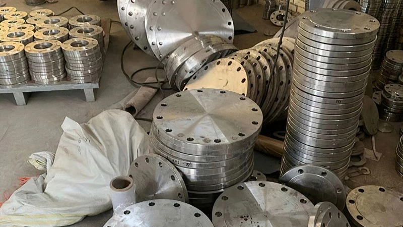 Fixed tube plate flange
