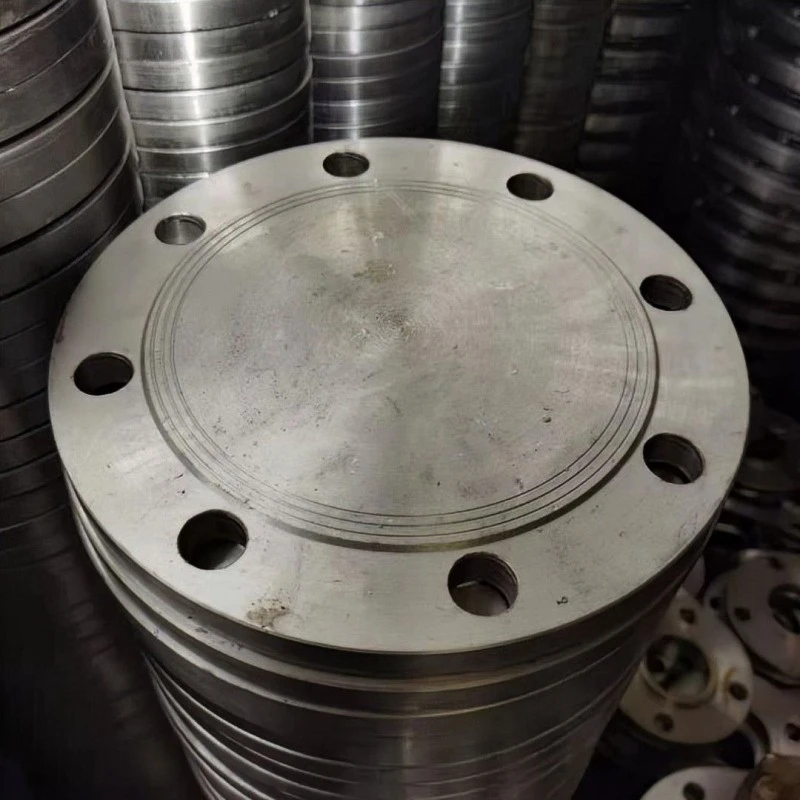 Fixed tube plate flange