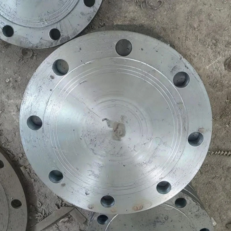 Flange with neck tube plate
