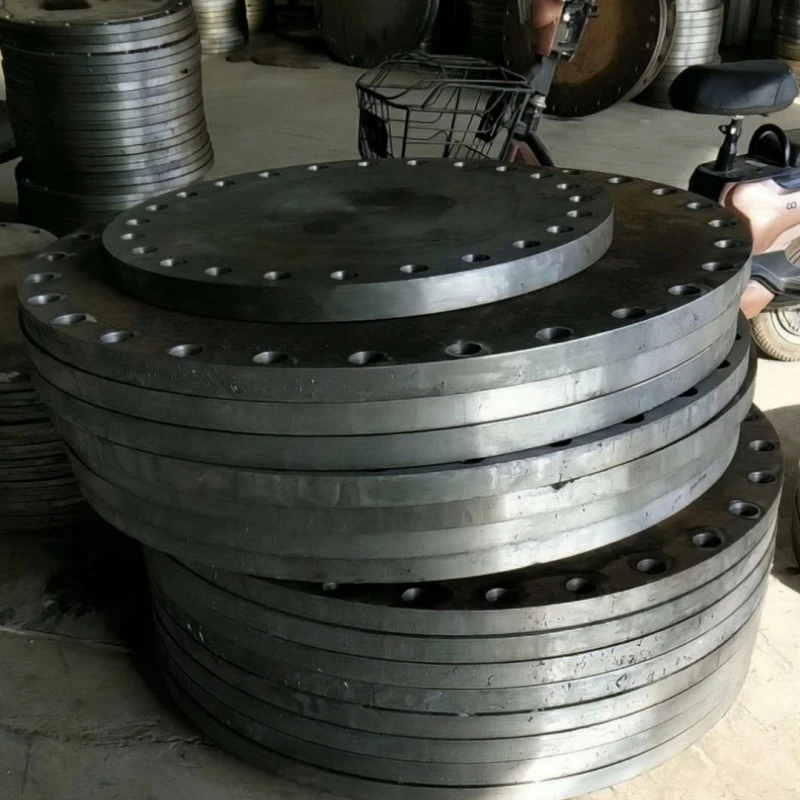Square tube plate flange
