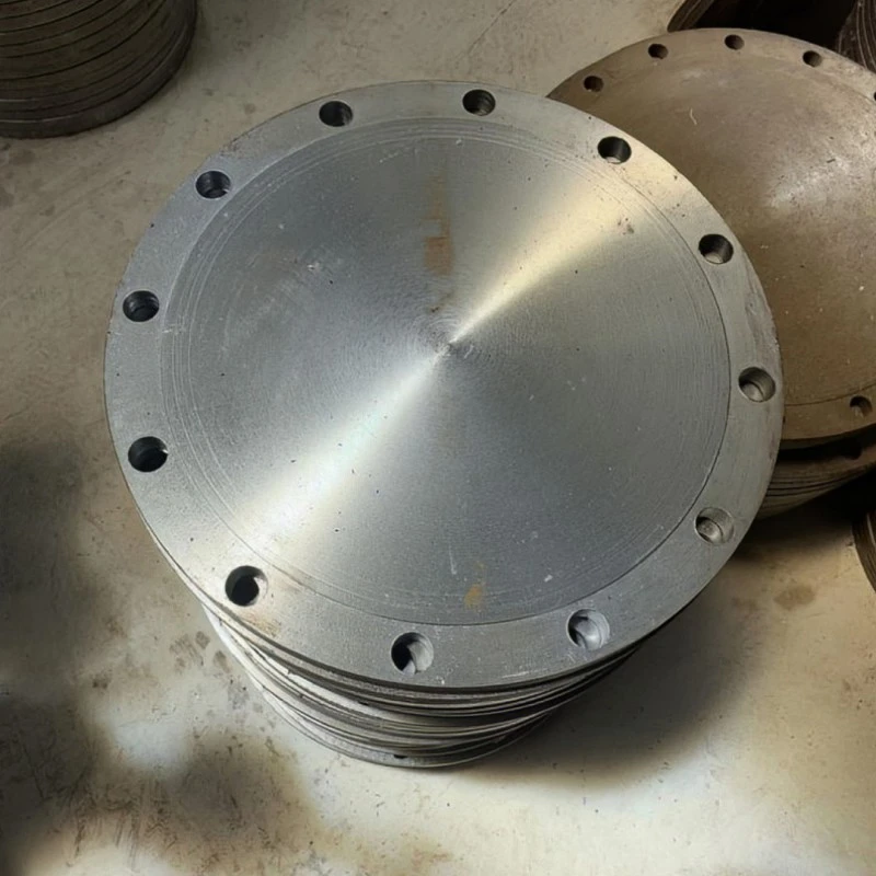 Square tube plate flange