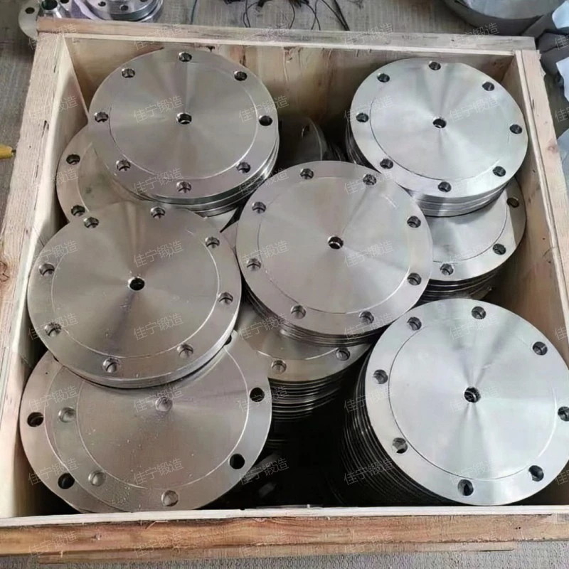 Carbon steel disk cake free forging