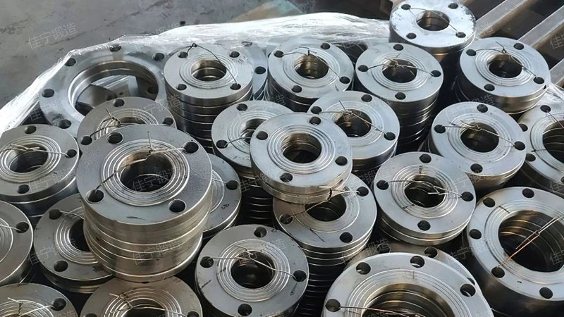 Flat welding flange for orifice plate