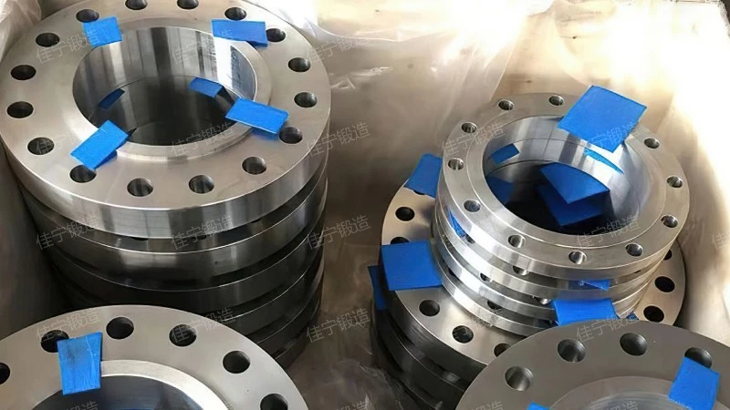 Flat welded flange cover with different necks