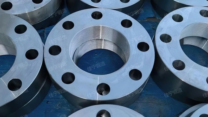 Threaded bolt hole flange ring