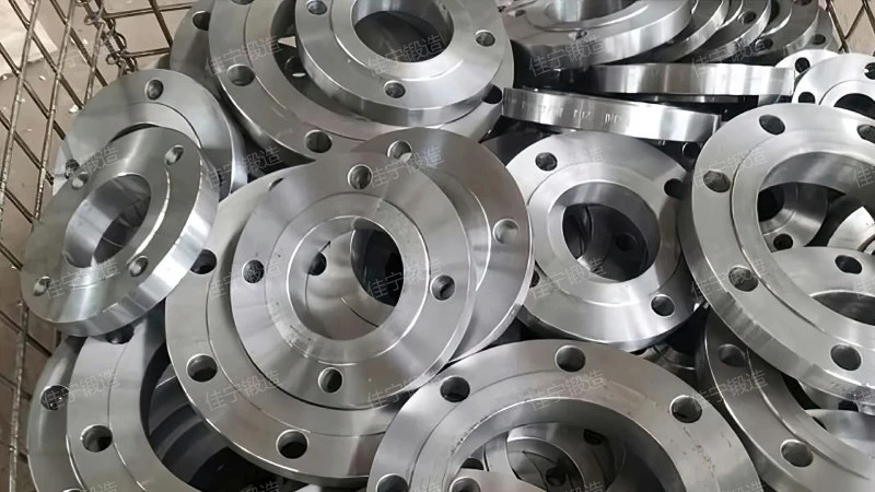 Flat welding flange for orifice plate