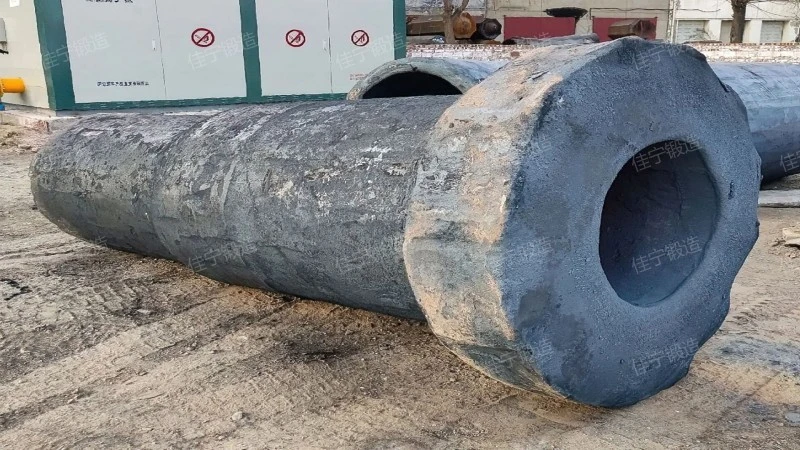 Forged parts of oil cylinder barrel