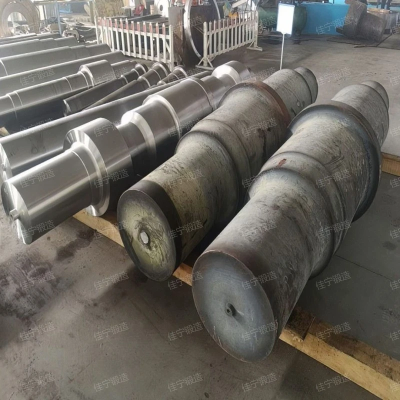Forged parts of roller shaft head